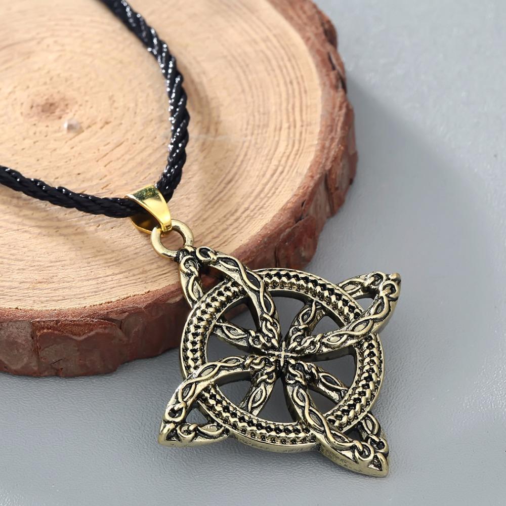 Chengxun Men Viking Overcoming Grass славянский амулет папоротник цветок кулон ожерелье любовный узел амулет ювелирные изделия защита от болезней