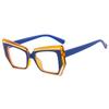 Fashionable Polygonal Luxury Design Women Eyeglass Frame Anti Blue Light Photochromic Reading Glasses Hyperopia Degrees +1 To +6