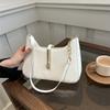 Women'S Bag Spring Small Square Bag Texture Hardware Pu Shoulder Bag Niche High-End Chain Oblique Span Bag