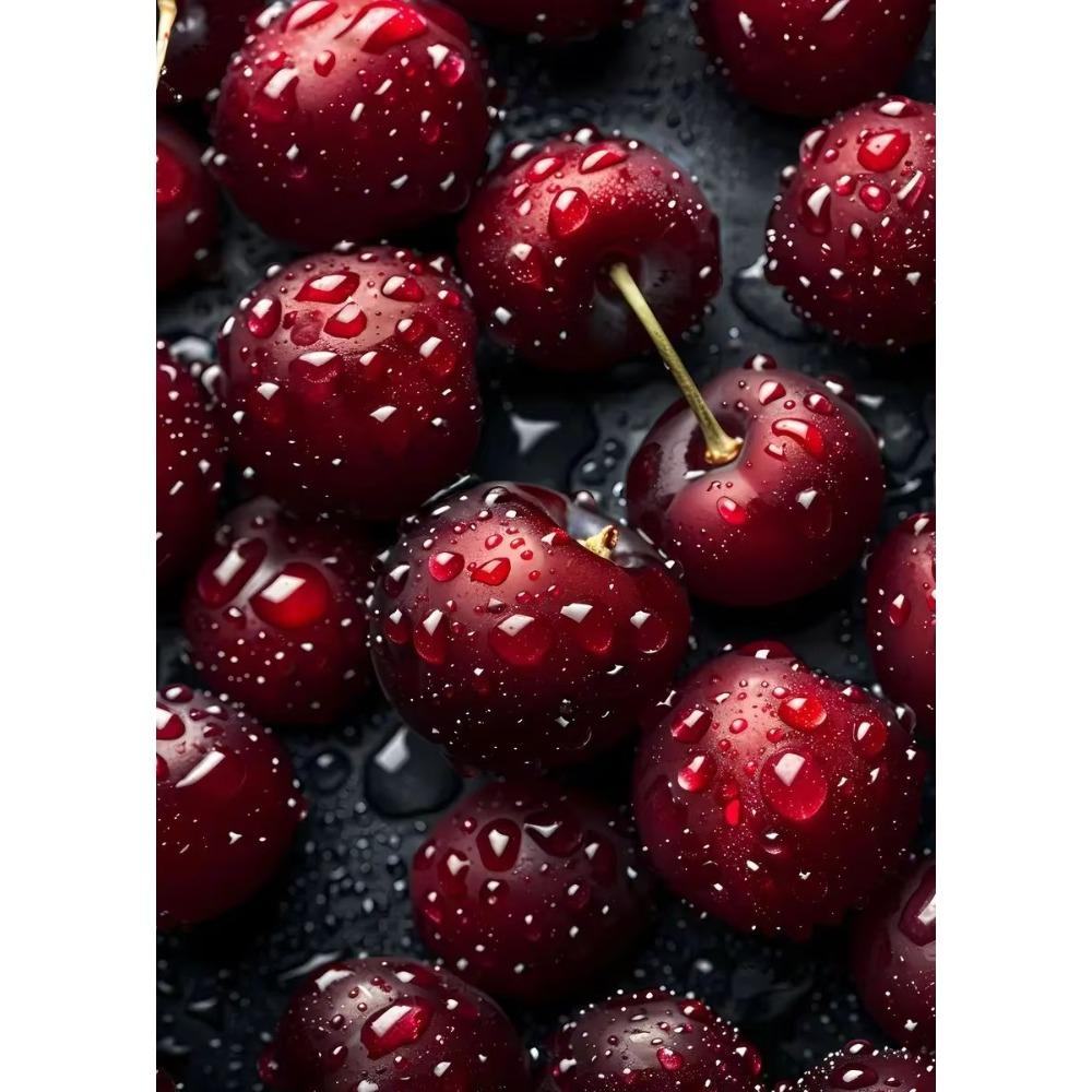 Delicious Fresh Fruit Strawberries Watermelon Blueberries Kitchen Decor Poster Canvas s Wall Art Pictures Home Decor