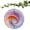 1pc 10-inch Metal Wind Spinner with 360° Hook, Artistic Rotating Wind Chime, Versatile Garden Hanging Decor for All Seasons, Ideal Gift for Friends