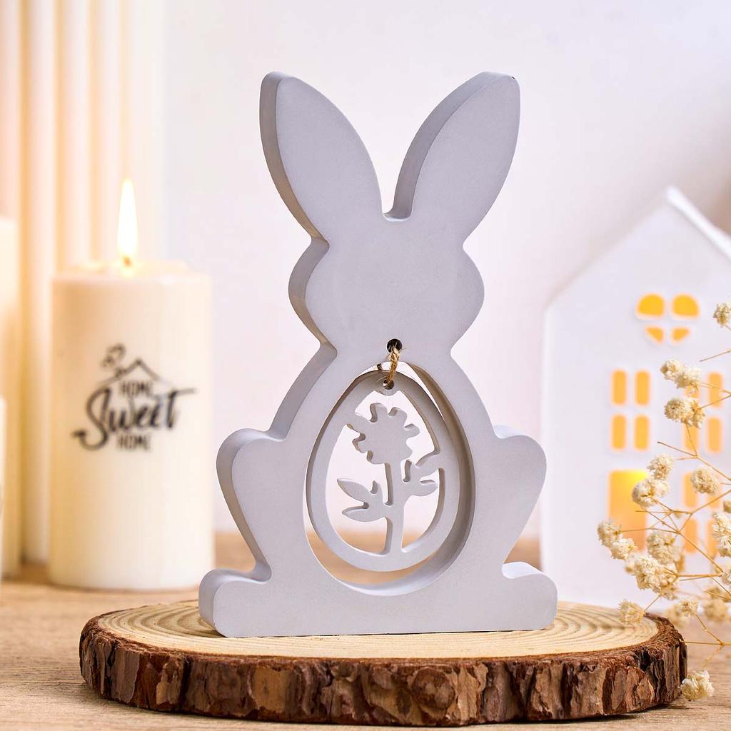 3D Силиконовая форма Кролик DIY Пасхальный Гриб Яйцо Подвеска Изготовление Поделок Гипсовые Формы для Заливки Смолой Декор Дома Заяц Искусство Подарок