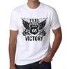Men’s Vintage Tee Shirt Graphic T Shirt Feel The Victory White