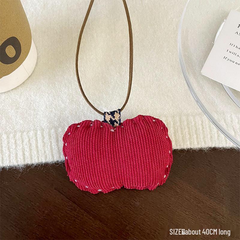 2024 Cute Cartoon Sweater Lanyard Chain for Women - Autumn/Winter Pendant Neckwear & Accessory