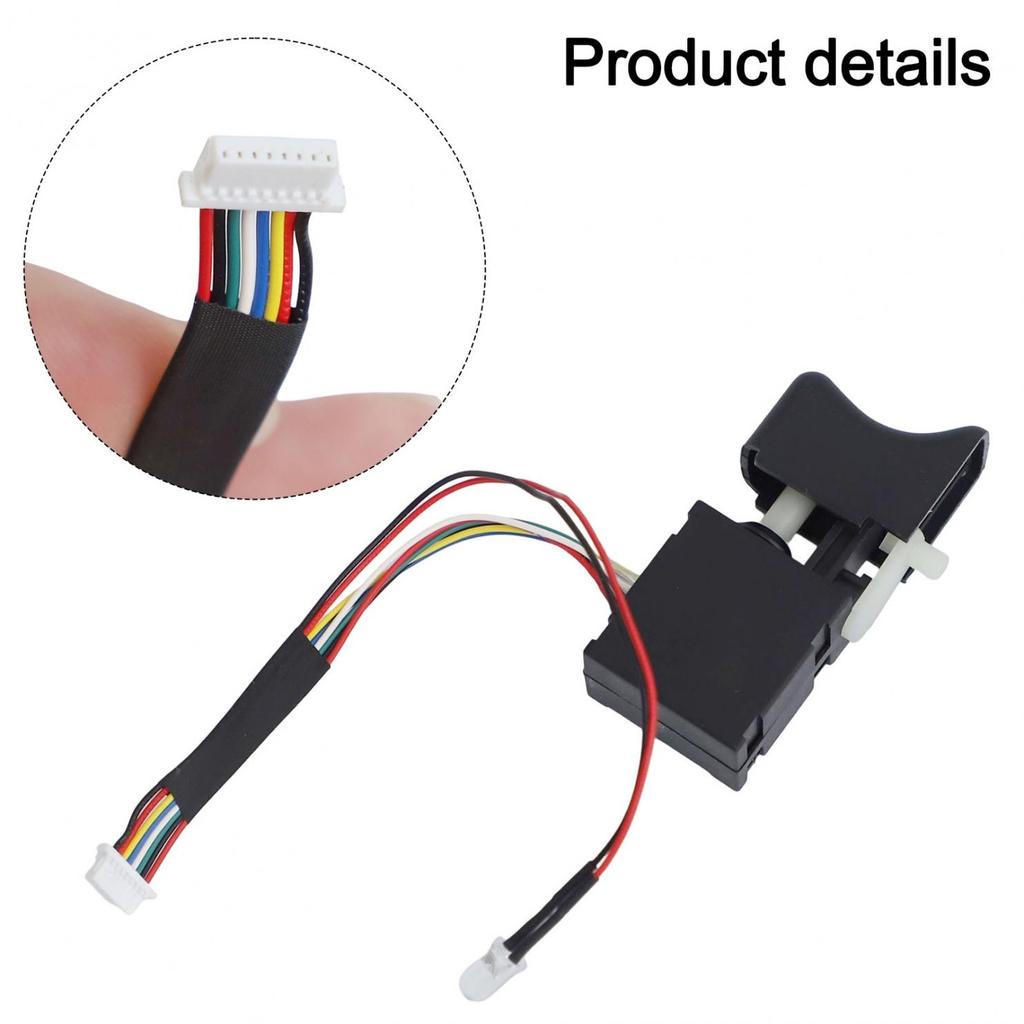 1PC Electric Drill Switch For Dayi 2106 Brushless Cordless Drill Trigger Switch