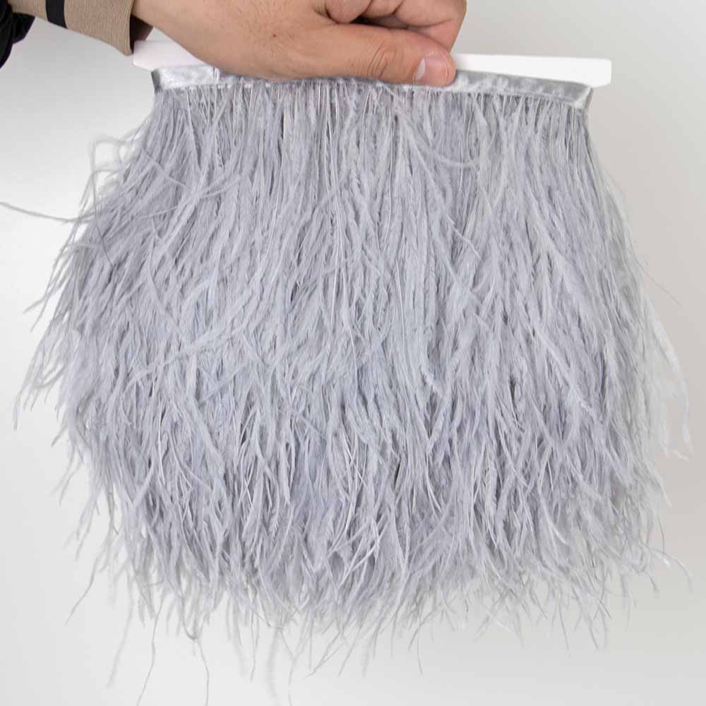 Перо 1 метр Красная отделка из страусиных перьев на тесьме Ленточная бахрома 8-10 см Ткань Юбка Швейные принадлежности Украшение для платья и одежды