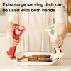 Anti-Scalding Clip Non-Slip Bowl Tongs Kitchen Gripper for Hot Bowls Baking Trays Plates Steamers