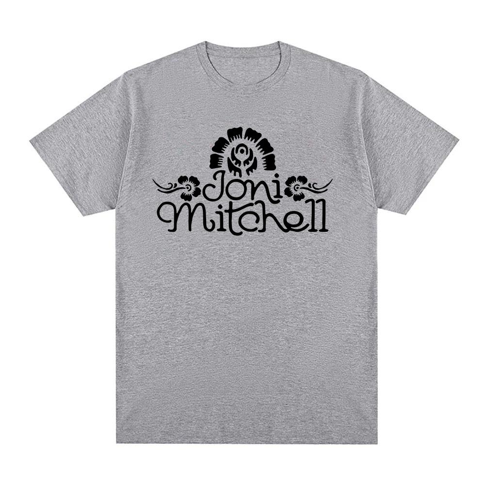 Joni Mitchell T-Shirt Summer Round Neck Short Sleeve Clothing Cotton Women Tee-shirt Casual Graphic Printing Tops