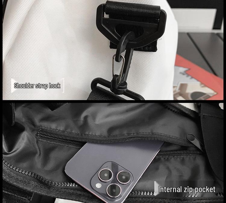 2024 Водонепроницаемая сумка-кроссбоди большой вместимости для бадминтона и тенниса для женщин и мужчин - Модная спортивная сумка через плечо