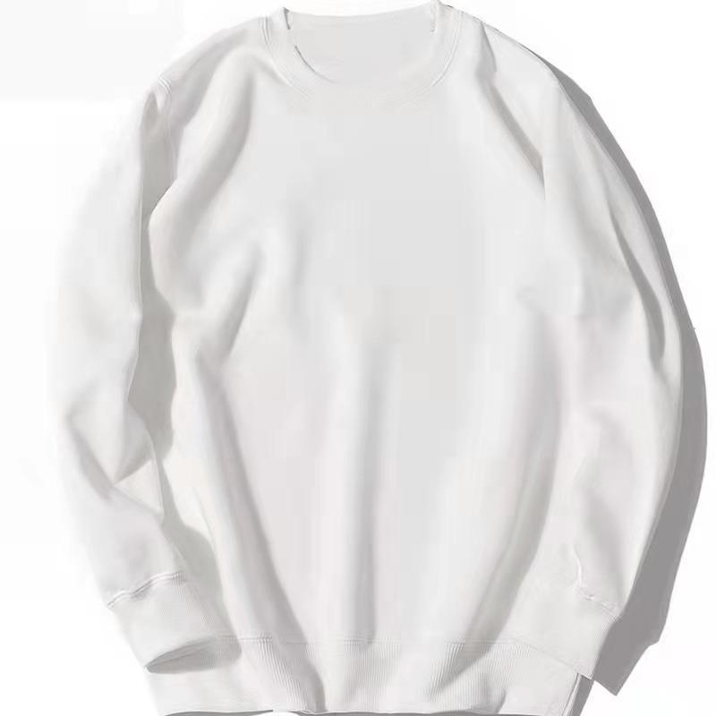 Men S Fleece Pullover Sweatshirt Solid Color Casual Sport