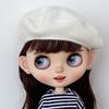 Rakulifey Шляпа для Blythe, Берет для кукол Blythe, Милый аксессуар, 5 цветов (белый)