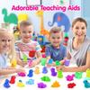12/24 шт. Динозавры Kawaii Squishies Mochi Squishy Toys Игрушки для снятия стресса для детей Мальчики Девочки Животные Подарки на вечеринку Подарки на день рождения