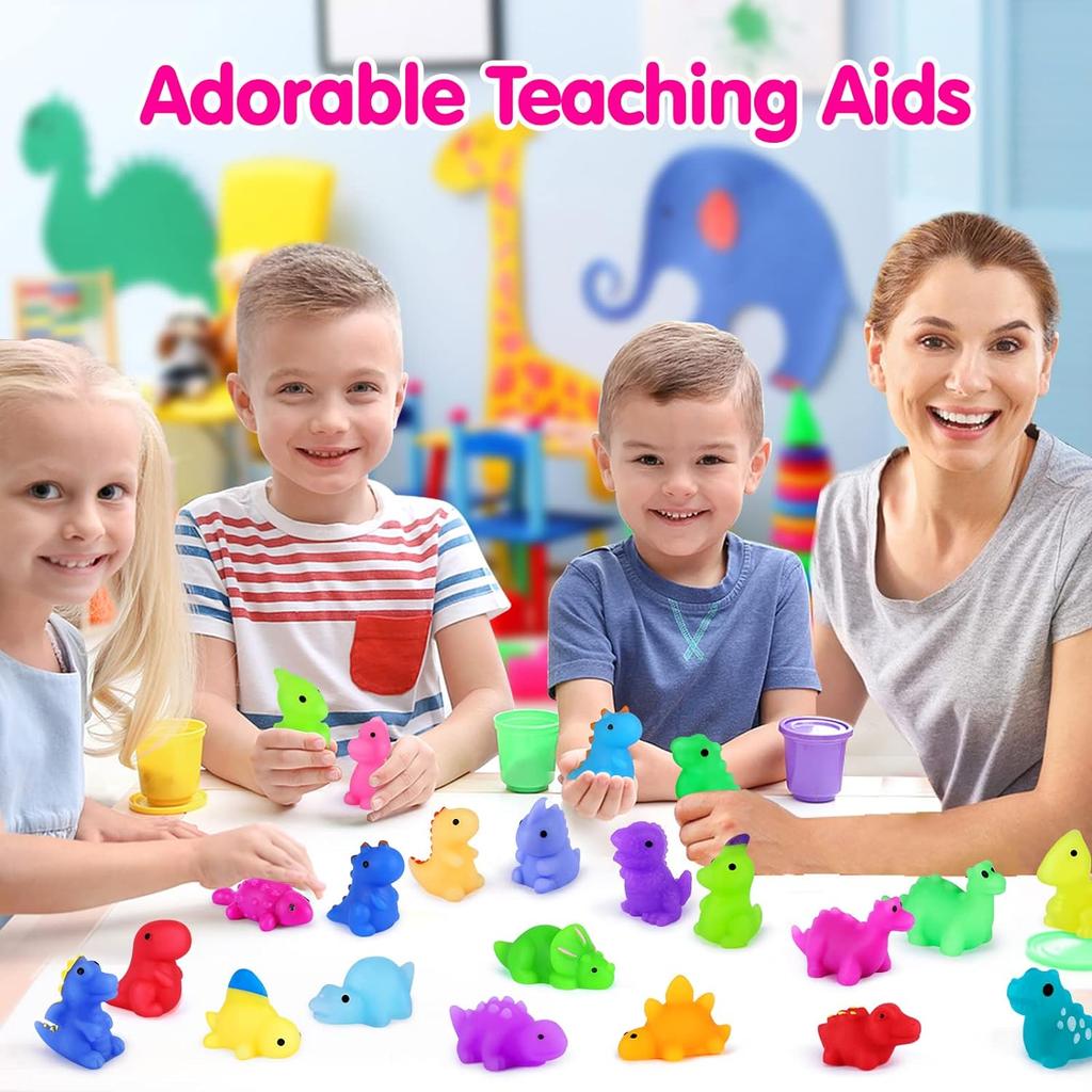 12/24 шт. Динозавры Kawaii Squishies Mochi Squishy Toys Игрушки для снятия стресса для детей Мальчики Девочки Животные Подарки на вечеринку Подарки на день рождения