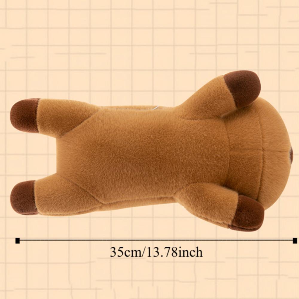 Мягкая плюшевая кукла капибара, подушка, чучело капибары, плюшевая игрушка капибара, подарок на день рождения для детей