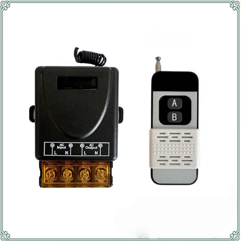 Беспроводной пульт дистанционного управления 220 В 30 А для водяного насоса, двигателя, кухонной вытяжки, вытяжного вентилятора и распылителя.