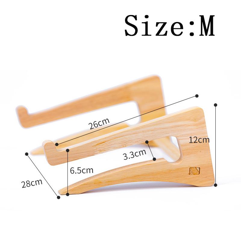 Универсальный деревянный держатель для ноутбука, съемная подставка, охлаждающий кронштейн для компьютера, подходит для ноутбука, планшета 10-17 дюймов