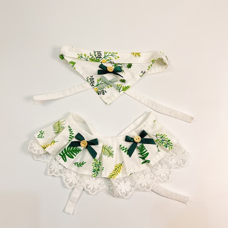 Нагрудник для собак Шарф для домашних животных Ошейник для кошек Треугольный биндер Шарф для кошек Милое полотенце для слюны домашних животных