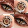 Серо-голубые контактные линзы 1 пара цветных коричневых линз для макияжа глаз натуральные мягкие линзы Colorcon Contacts