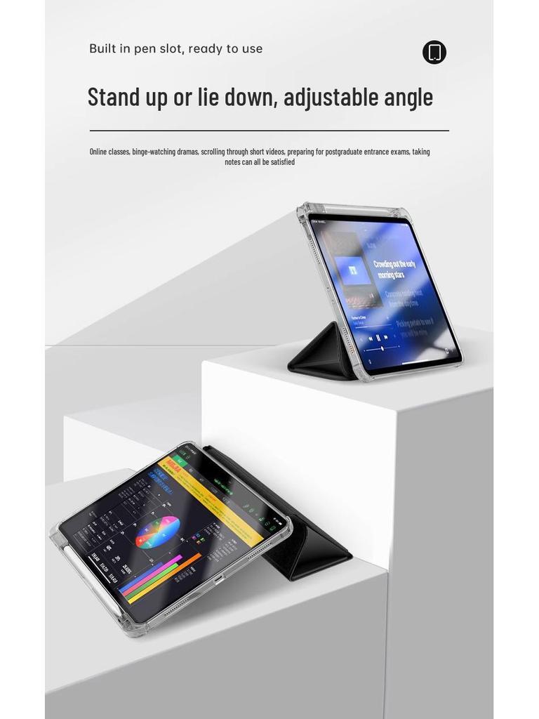 Прозрачный чехол для Xiaomi Pad 6 11 дюймов со слотом для стилуса, совместимый с 6SPro 12.4 и Mi 5Pro