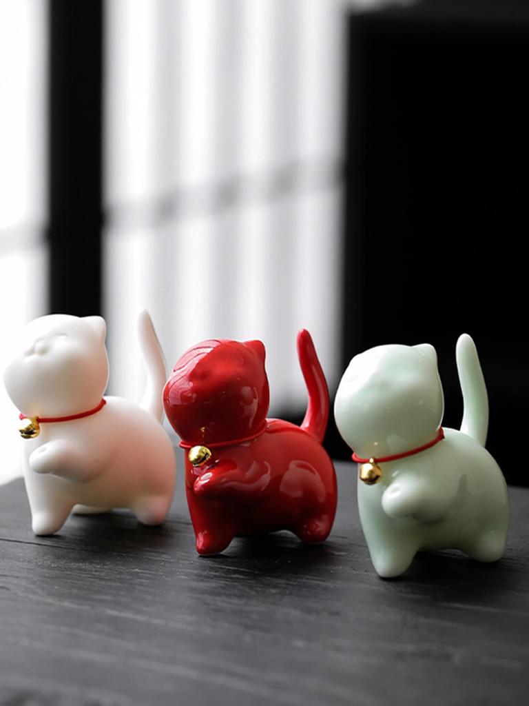 Милый кот Буддизм Линия Благовоний тарелка Подставка для палочек Благовоний Основа для Сандаловых спиралей Храмы Студии Йоги Домашнее украшение