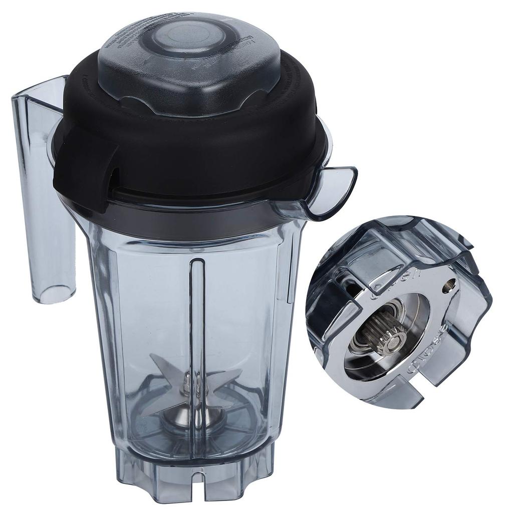 Контейнер для блендера Vitamix, Прозрачный контейнер для пищевого блендера с крышкой-лезвием, Сменная деталь, Подходит для контейнеров объемом 32 унции