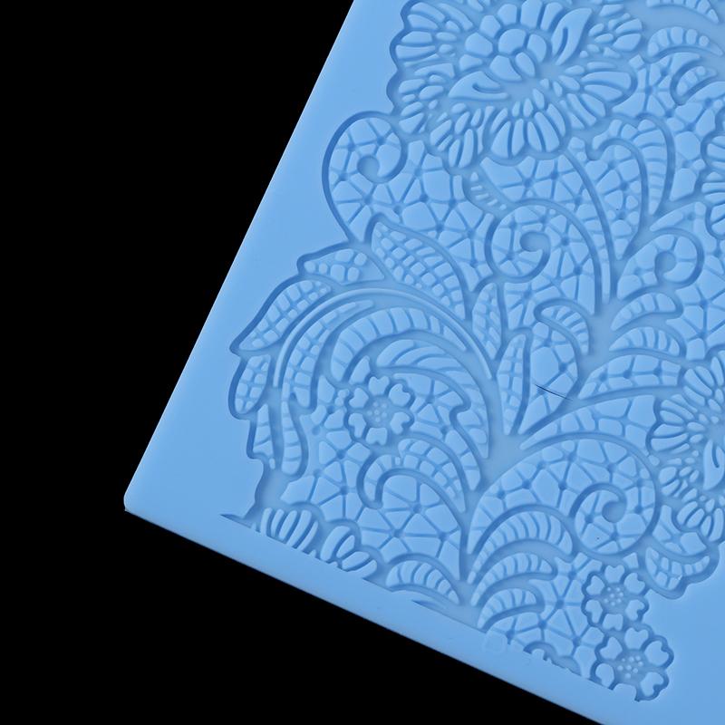 1шт помадка торт украшения плесень Diy выпечки принадлежности силиконовый кружевной коврик