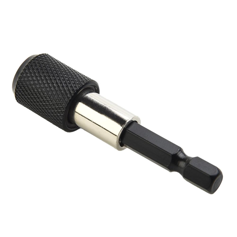 2 шт. Шестигранный хвостовик 60 мм Бесключевой патрон для дрели Отвертка Быстросменный Адаптер-конвертер