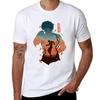 Baki Hanma Silhouette Tshirt Independence Day Short Sleeve Tshirt