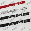 3D ABS Черный Логотип Эмблема AMG Буквы Значок на Багажник Автомобиля Для Mercedes Benz W204 W205 W176 W177 W212 W213 Наклейка AMG Аксессуары