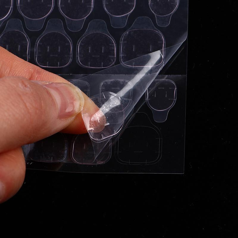 Розовый 240 шт./10 листов двухсторонняя накладная клейкая лента для дизайна ногтей, наклейка «сделай сам»