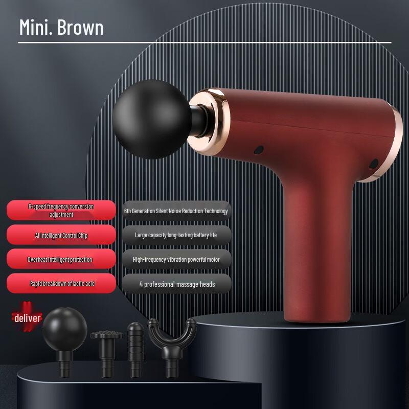 Long Chan Portable Mini Muscle Fascia Gun CN plug (adapter included)