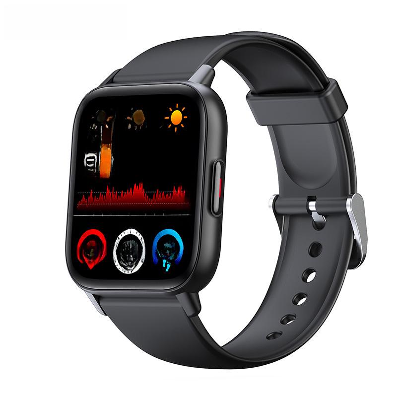 Мужские многофункциональные спортивные смарт-часы с функцией звонков по Bluetooth, реальной температурой тела, пульсом и мониторингом уровня кислорода в крови.