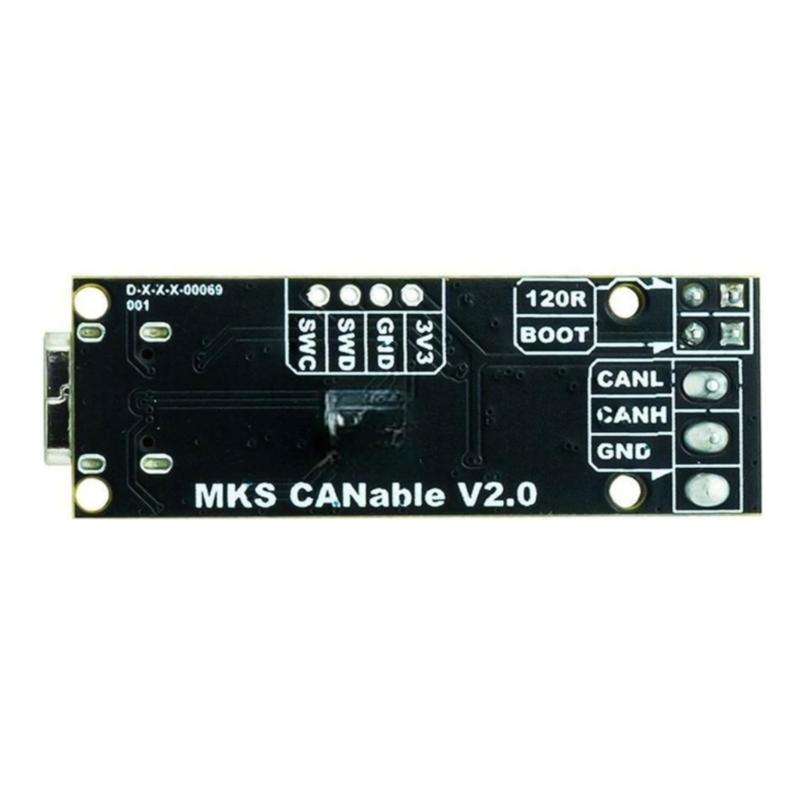 Запчасти для 3D-принтера CANable 2.0 CAN на базе STM32G431C8T6 USB-CAN Адаптер Поддержка CANable/Candlelight/Slcan