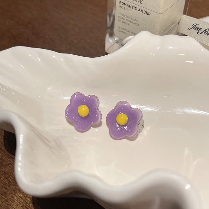 Дофамин Девичий Цветок Ушная Клипса: Универсальные, не требующие проколов, милые серьги