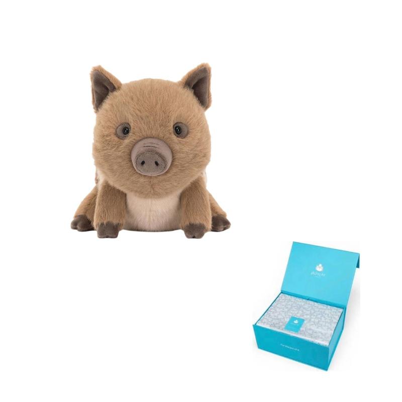JELLYCAT Свинли Дикий Кабан Куклы Плюшевая Кукла 12,7 см Высота В Сидячей Позе