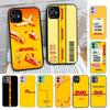 Логотип D-DHL-L Для силиконового матового чехла на телефон Для iPhone 16 Pro Max 15 14 13 12 11 X XS MAX