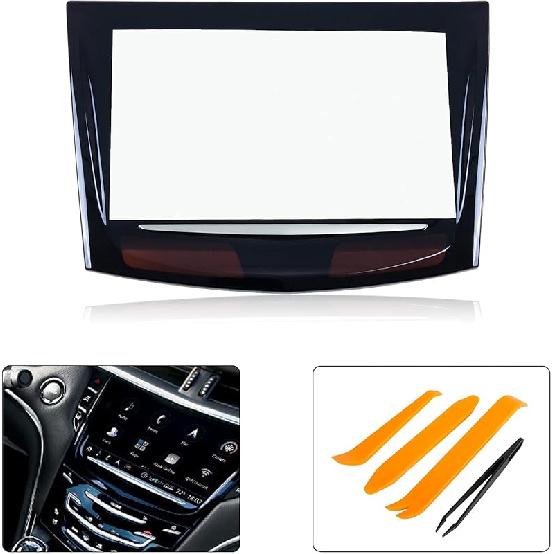 RANSOTO CUE Дисплей с сенсорным экраном Совместим с Cadillac ATS Escalade XTS SRX CTS CTS CTS-V 2013 2014 2015 2016 2017 Сенсорный дигитайзер с рамкой