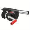 Outdoor Barbecue Fire Bellows, Hand Crank Air Blower Tool, Portable BBQ Fan for Camping Stove Accessories