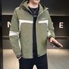 Work Jacket Men's Spring and Autumn New Loose Hooded Men's Jacket Spring Casual Tops