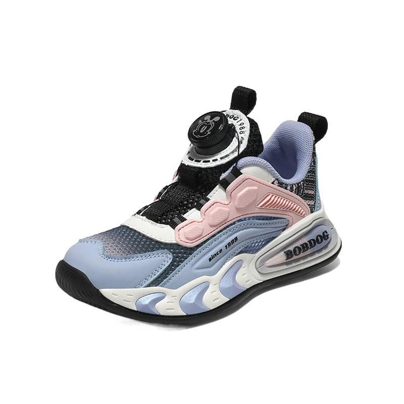 Bobdog Women's Shoes New Hollowed-out Single Mesh Breathable Middle-aged Children's Sneaker Swivel Buckle Fashionable Running