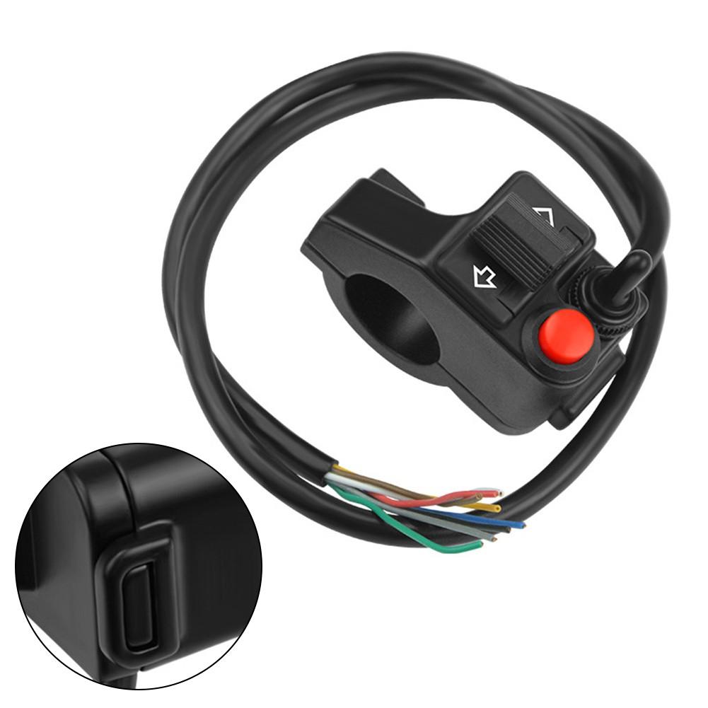 12V Переключатель на руль Кнопка фары Кнопка поворотника DC12V Металл
