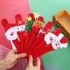 10\20pcs Xmas Santa Claus Snowman Deer Patting Bracelet Car Decorations For Christmas Children Gifts Holiday Party Toy Ornaments