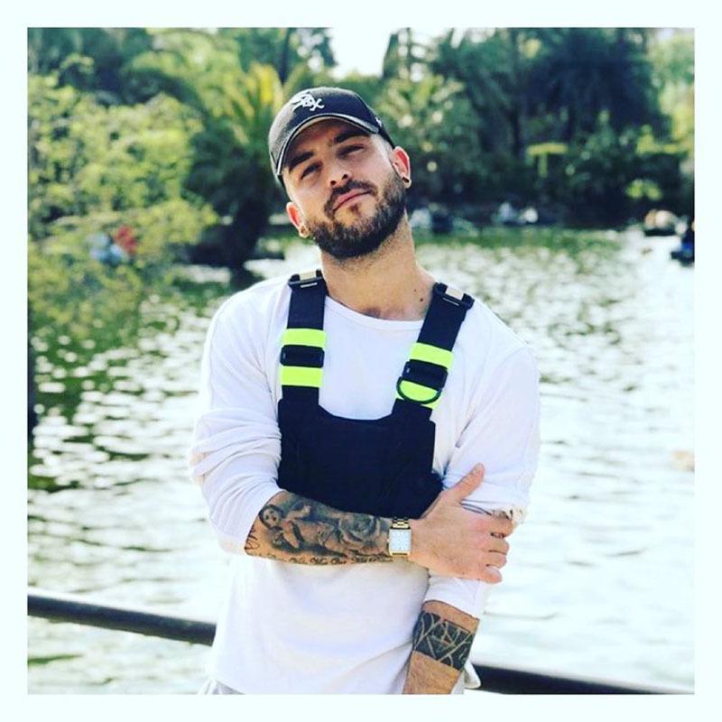 Унисекс хип-хоп уличный стиль многокарманный светоотражающий тактический жилет и поясная сумка на груди