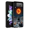 Модный Чехол для Телефона Звездное Небо Вселенная Для Samsung Galaxy Z Flip3 Flip4 Flip5 Чехол-Оболочка Для Z Flip 3 4 5 6 7 Жесткая Складная Крышка