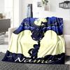 Customiz Name Personality How to Train Your Dragon Toothless Blanket Soft &Warm Sofa Office Bed Travel Lunch Break Blanket, Gift Suitable All Seasons