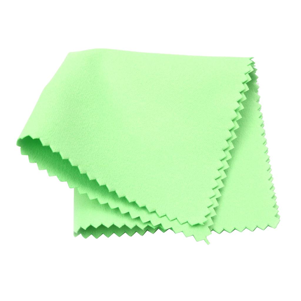 Musical Instruments Cleaning Polishing Cloth 15cm*15cm Size Double Sided Soft Microfiber Cloth Musical Instrument