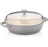 Сковорода Calido с крышкой светло-серая 28 см (12614-CN)