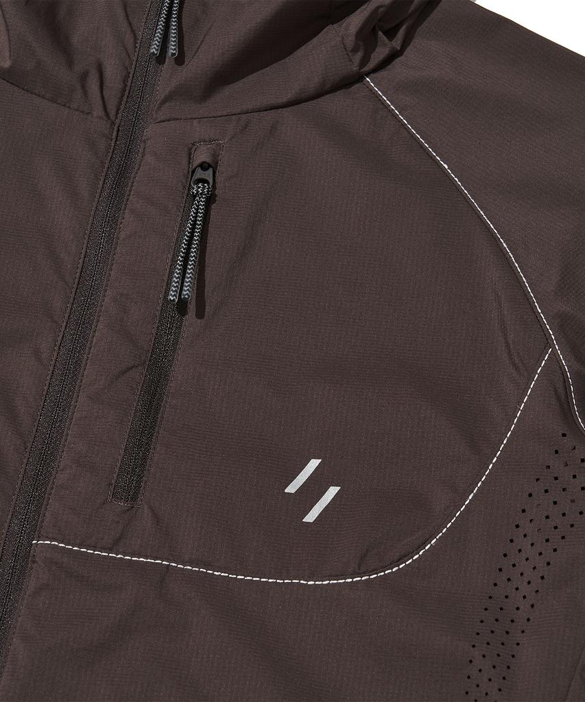 Welter Experiment Airback Pertex Light Windbreaker Jacket_Brown