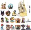 Beautiful Princess And Beast Acrylic Cartoon Christmas Tree Ornament For Parties