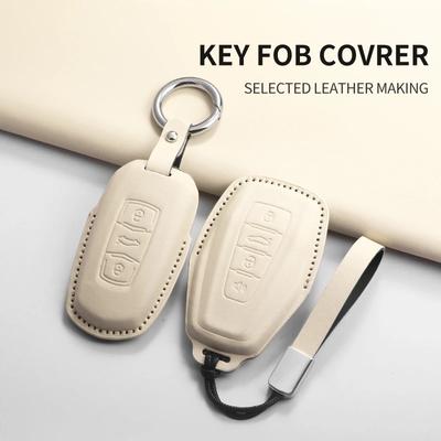Чехол-кошелек из искусственной кожи для автомобильного ключа Geely Coolray X6 Emgrand Global Hawk Gx7, Защитный корпус для ключа автомобиля, Прочный декоративный аксессуар